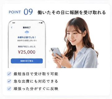 全国のお店に応募できる